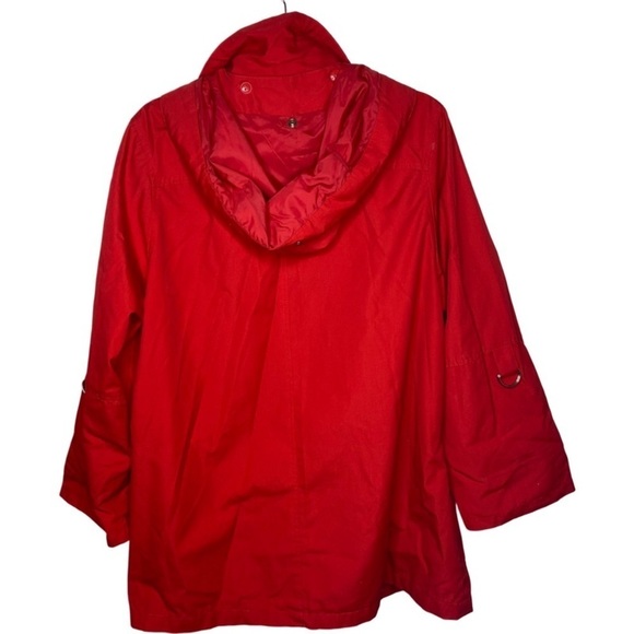 𝅺AURORA International by abbmoor red fashion full-zip jacket - size 16 - Picture 8 of 11